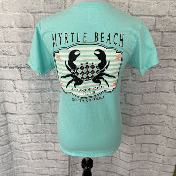 Myrtle Beach Delta women S graphic print Crewneck short sleeve t-shirt - Picture 7 of 9